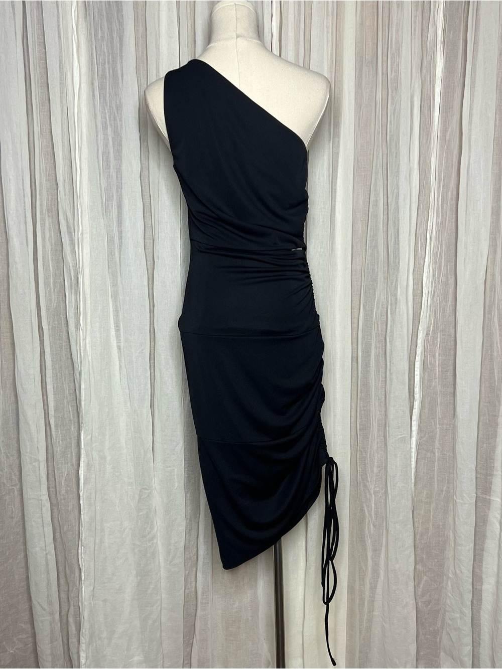 REVOLVE X Michael Costello Black Cutout One Shoulder Dress - Picture 3 of 5
